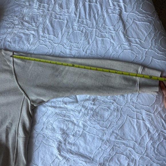 Nike Cream Sweatshirt Heathered Hoodie Lightweight - Picture 4 of 7